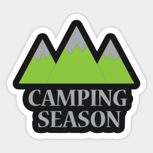 Camping Season Sticker